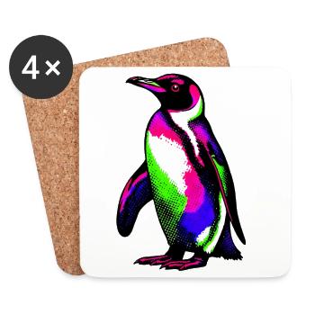 Penguin - Coasters (set of 4) - white - Front