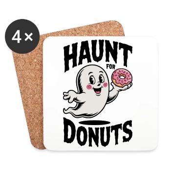 Haunt for Donuts - Coasters (set of 4) - white - Front