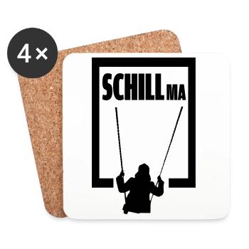 SchillMa - Coasters (set of 4) - white - Front