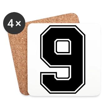 9 - Coasters (set of 4) - white - Front