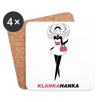 KLANK A HANKA - Untersetzer (4er-Set) - Weiß - Vorne