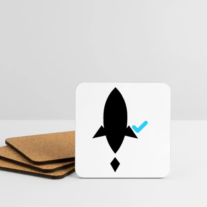 Ship it (after tests pass) – Developer CI/CD Untersetzer (4er-Set)