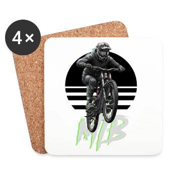MTB - Coasters (set of 4) - white - Front