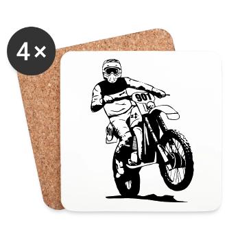 Enduro - Coasters (set of 4) - white - Front