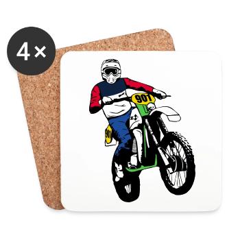 Enduro - Coasters (set of 4) - white - Front