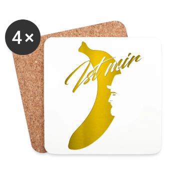 Is banana to me - Coasters (set of 4) - white - Front