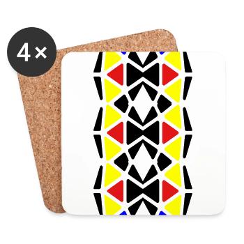 Pretty - Coasters (set of 4) - white - Front
