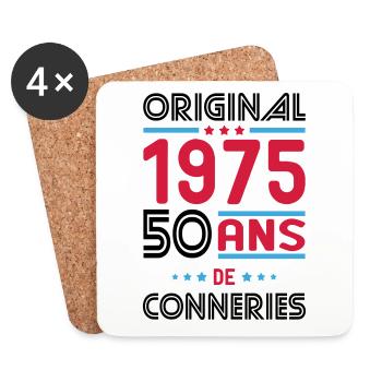 50th Anniversary - Original 1975 - - Coasters (set of 4) - white - Front