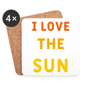 Women's Fashion. Woman Fashion. - Coasters (set of 4) - white - Front