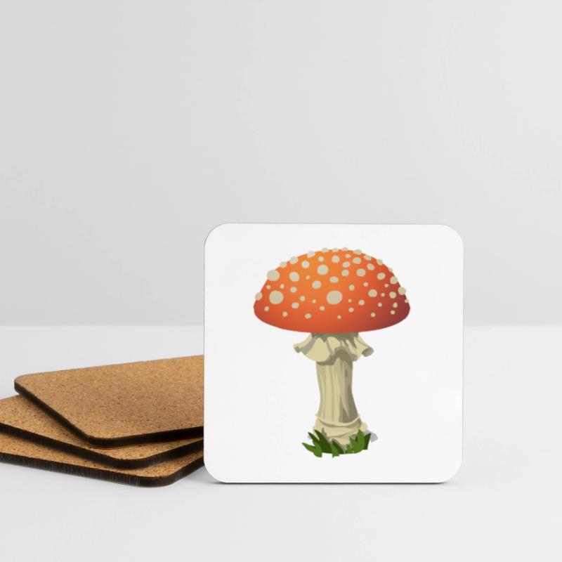 Toadstool Coasters (set of 4)