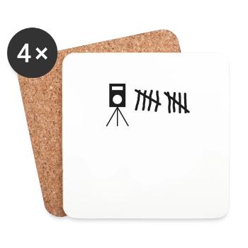 Speed Camera Highway Speed Tire Tuning - Coasters (set of 4) - white - Front