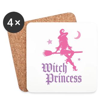 Witch Princess - Coasters (set of 4) - white - Front