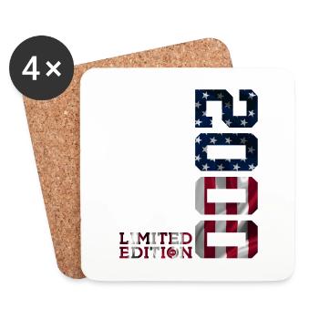 LIMITED EDITION 2000 USA 26TH BIRTHDAY - Coasters (set of 4) - white - Front