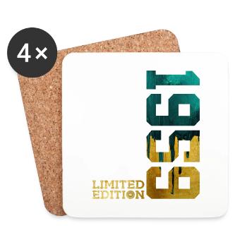 67. GEBURTSTAG LIMITED EDITION 1959 - Untersetzer (4er-Set) - Weiß - Vorne