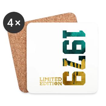 47TH BIRTHDAY LIMITED EDITION 1979 - Coasters (set of 4) - white - Front
