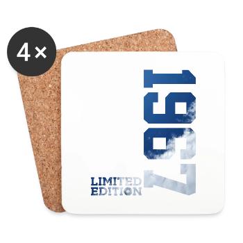 LIMITED EDITION 1967 59TH BIRTHDAY - Coasters (set of 4) - white - Front