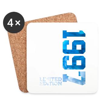 29. GEBURTSTAG LIMITED EDITION 1997 - Untersetzer (4er-Set) - Weiß - Vorne