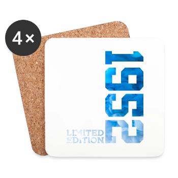 74E ANNIVERSAIRE ÉDITION LIMITÉE 1952 - Dessous de verre (lot de 4) - blanc - Devant