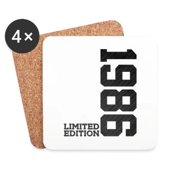 40E ANNIVERSAIRE ÉDITION LIMITÉE 1986 - Dessous de verre (lot de 4) - blanc - Devant