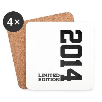 12E ANNIVERSAIRE ÉDITION LIMITÉE 2014 - Dessous de verre (lot de 4) - blanc - Devant
