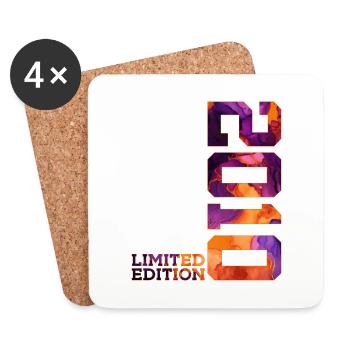LIMITED EDITION 2010 16 YEARS 16TH BIRTHDAY - Coasters (set of 4) - white - Front
