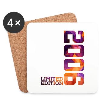 ÉDITION LIMITÉE 2006 20 ANS 20E ANNIVERSAIRE - Dessous de verre (lot de 4) - blanc - Devant