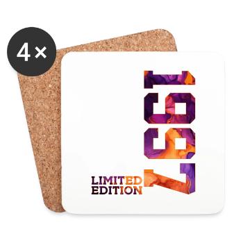 LIMITED EDITION 1997 29 JAHRE 29. GEBURTSTAG - Untersetzer (4er-Set) - Weiß - Vorne