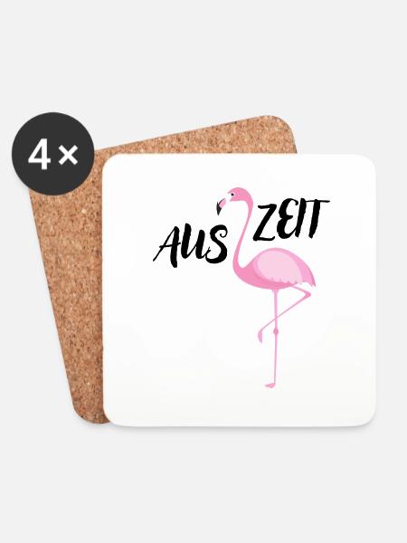 Auszeit - Untersetzer (4er-Set) - Weiß