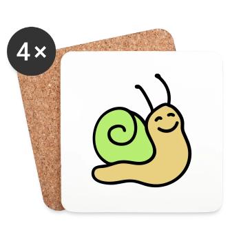 Merry screw 3 - Coasters (set of 4) - white - Front