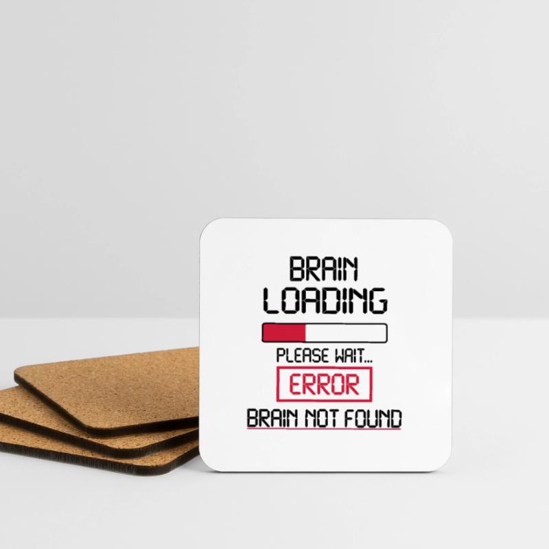 brain loading error Coasters (set of 4)