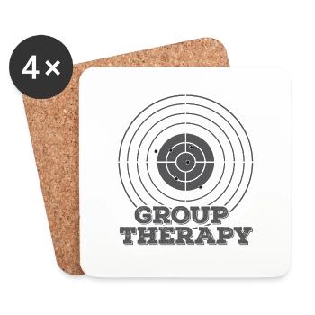 Police: Group Therapy - Coasters (set of 4) - white - Front