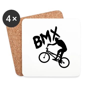 bmx - Untersetzer (4er-Set) - Weiß - Vorne