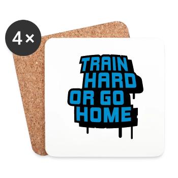 train_hard_or_go_home__f2 - Coasters (set of 4) - white - Front