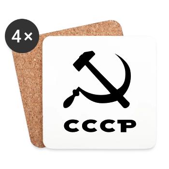 russland symbol - Untersetzer (4er-Set) - Weiß - Vorne