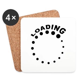 Loading - Coasters (set of 4) - white - Front