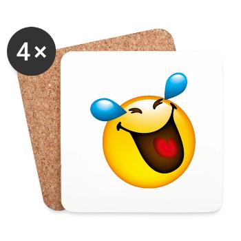 Smiley Smile - Untersetzer (4er-Set) - Weiß - Vorne