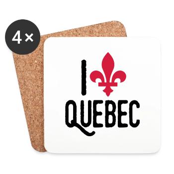 quebec - Untersetzer (4er-Set) - Weiß - Vorne