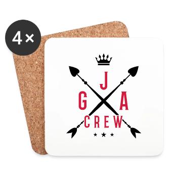 jga crew krone - Untersetzer (4er-Set) - Weiß - Vorne