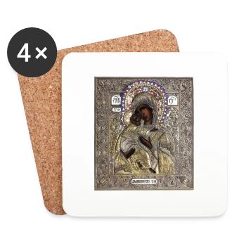 Ikone. Orthodox icon - Untersetzer (4er-Set) - Weiß - Vorne