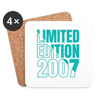2007 Limited Edition Birthday - Coasters (set of 4) - white - Front