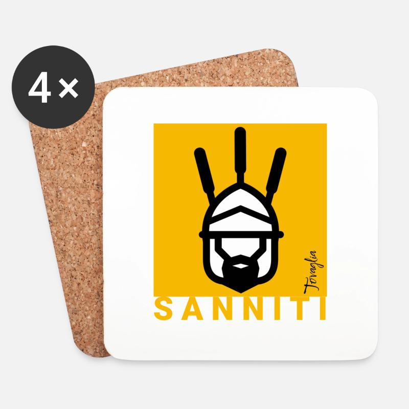 Platz Sanniti - Untersetzer (4er-Set) - Weiß