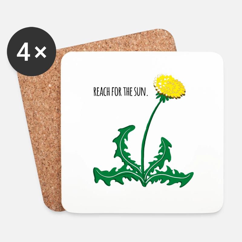 Der Herbst ist für Sie - Untersetzer (4er-Set) - Weiß