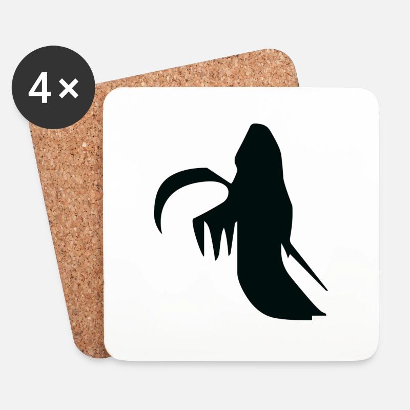 Voodoo Halloween - Coasters (set of 4) - white