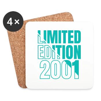 2001 Anniversaire en édition limitée - Dessous de verre (lot de 4) - blanc - Devant