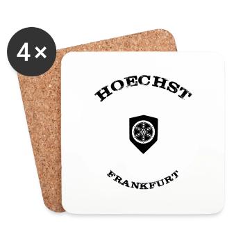 Hoechst - Dessous de verre (lot de 4) - blanc - Devant