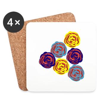 Florist Flower Plant Nature Gardener - Coasters (set of 4) - white - Front