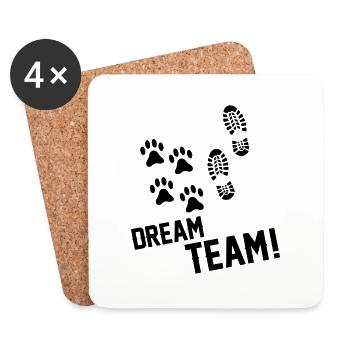 dream team - Coasters (set of 4) - white - Front