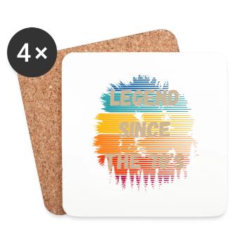 70's Legend - Coasters (set of 4) - white - Front