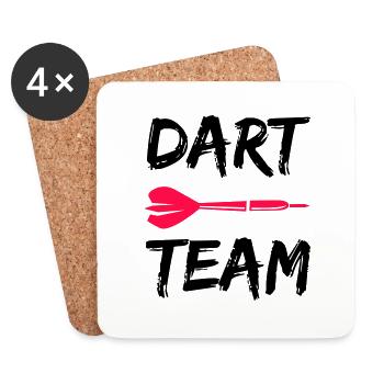 dart team - Untersetzer (4er-Set) - Weiß - Vorne