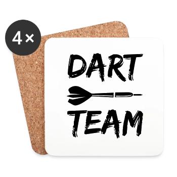 dart team - Untersetzer (4er-Set) - Weiß - Vorne